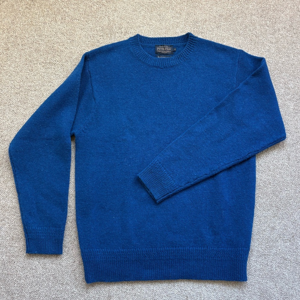 Pendleton Men’s Washable 100% Shetland Wool Crewneck Sweater